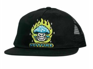 Spitfire Mushroom Bighead Black Trucker Hat
