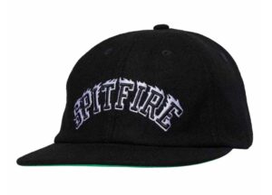Spitfire Team Bighead Flame Black Strapback Hat