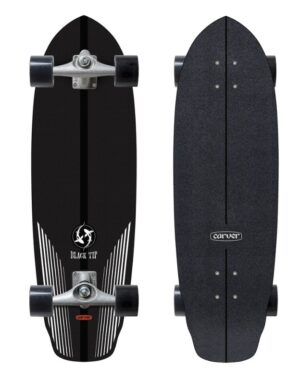 Carver Black Tip Carbon Fiber 32.5 Surfskate Complete -CX Trucks