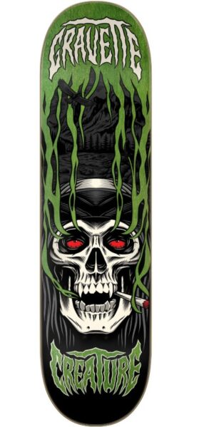 Creature David Gravette Hippie Skull Iv 8.3 Skateboard Deck