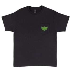 Creature Hippie Skull Black Pocket Tee