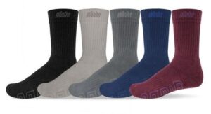Globe Impact Assorted Hi Assorted Crew Socks - 5 Pack