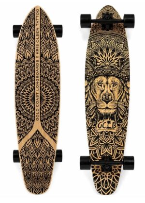 Gold Coast Longboards The Fearless 38 Kicktail Longboard Skateboard Complete