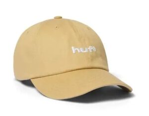 HUF 89 Embroidered Curved Visor Khaki/White 6 Panel Hat