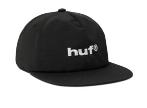 HUF 89 Oval Black 5 Panel Snapback Hat