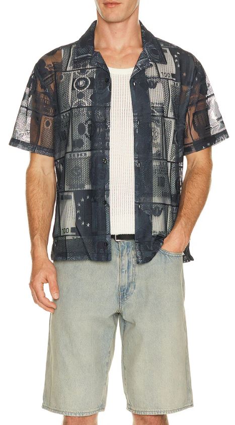 HUF Global Currency Lace Shirt