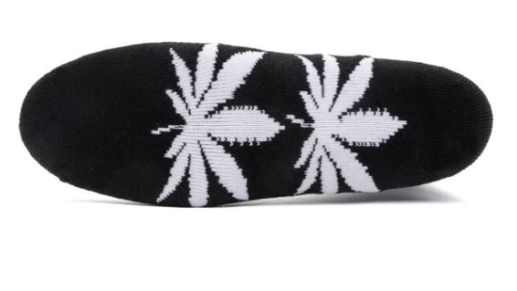 Huf Plantlife Black Crew Socks