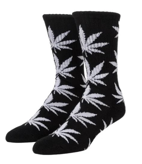 Huf Plantlife Black Crew Socks