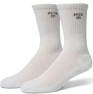 HUF Plantlife White Crew Socks