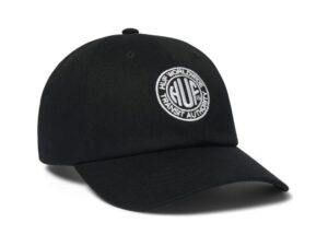 HUF Regional Curved Visor Black/White 6 Panel Hat