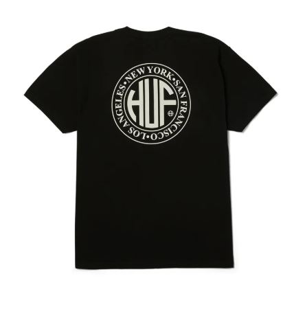 HUF Regional White/Black Tee