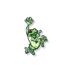 HUF Stuck On You Green Sticker