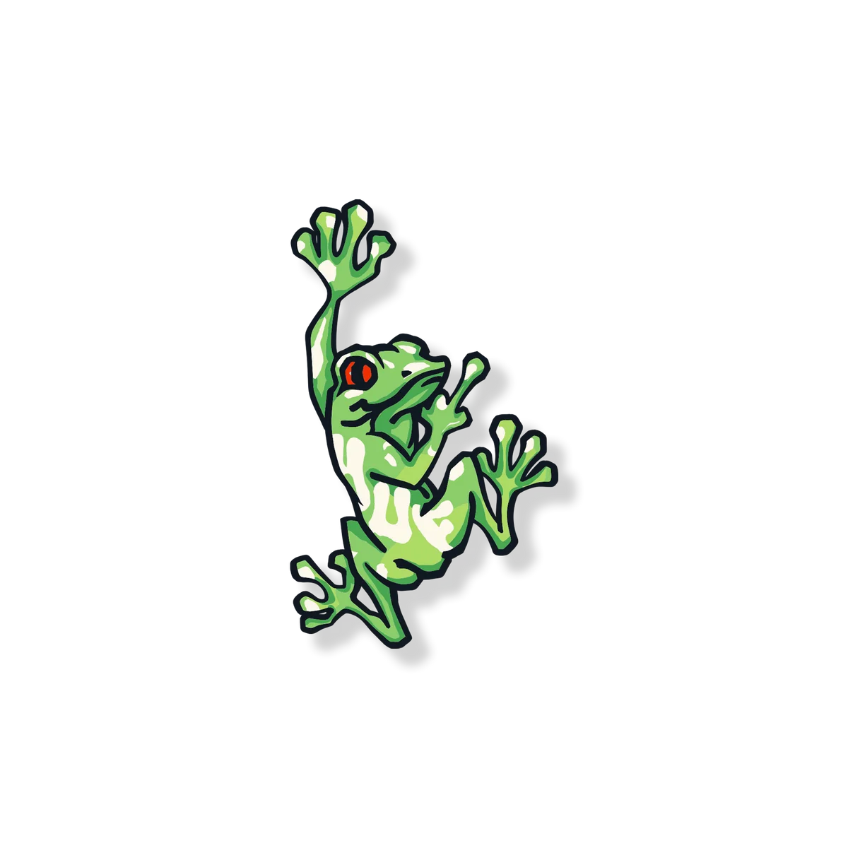 HUF Stuck On You Green Sticker