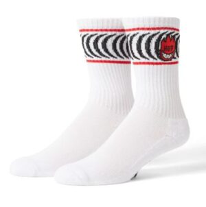 HUF x Spitfire Spiral White Socks
