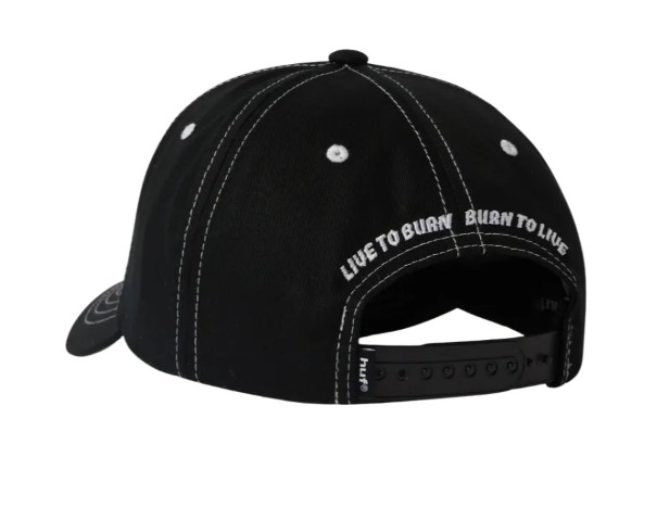 HUF x Spitfire Union Black Snapback Hat
