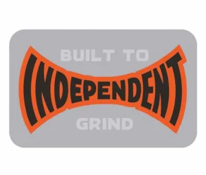 Independent Built To Grind Clear 6" Sticker