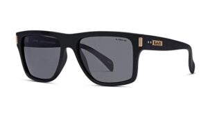 Liive Casino Matte Black Polarised Sunglasses