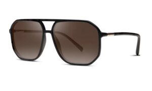 Liive Nia Matte Black Polarised Sunglasses