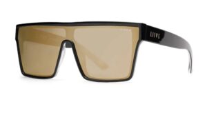 Liive Wasteland Gold Mirror/Matte Black Polarised Sunglasses