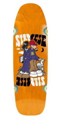 New Deal New Siamese 9.6 Skateboard Deck