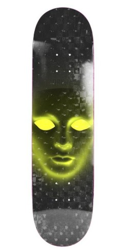Opera Face EX7 Black Holographic 8.0 Skateboard Deck