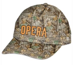 Opera Tree Camo 6-Panel Snapback Hat