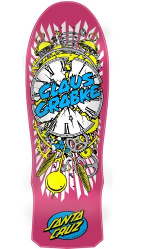 Santa Cruz Claus Grabke Exploding Clock 10.04 Skateboard Deck