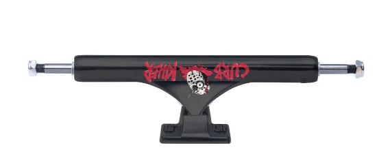 Slappy ST1 Hollow Inverted Curb Killer Matte Black 10.0 Skateboard Trucks