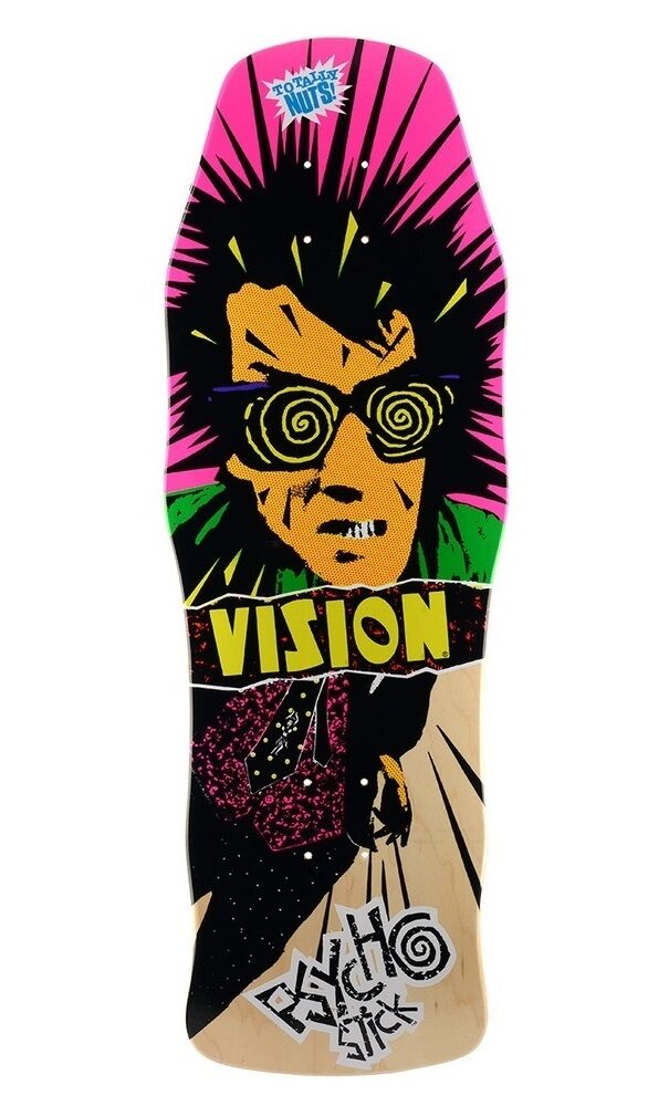 Vision Original Psycho Stick Natural 10 Reissue Skateboard Deck